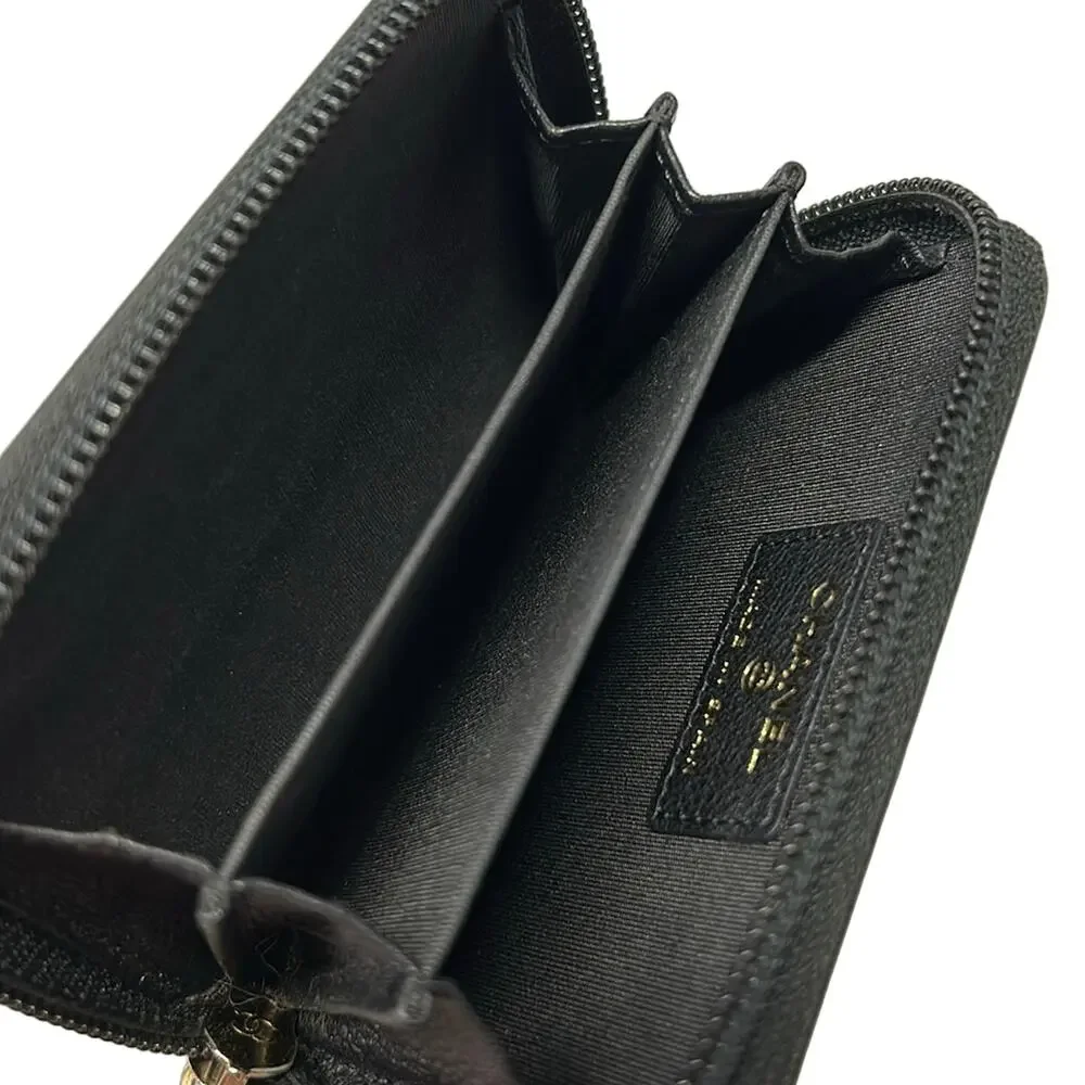 Chanel Coin Case Black Gold